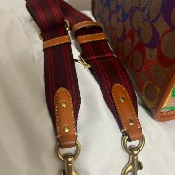 Coach Multicolor Signature Travel Bag